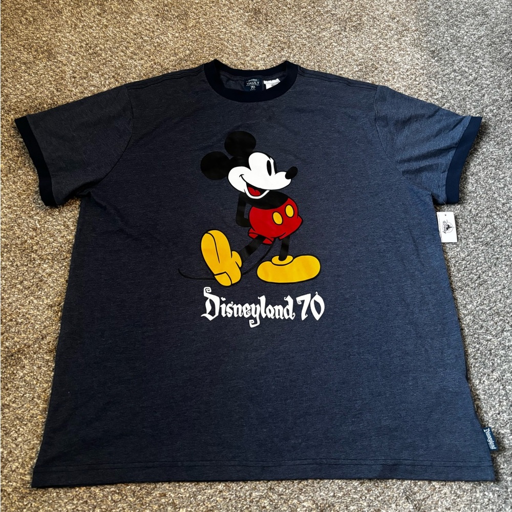 NWT Disney blue Mickey mouse t shirt size XL
